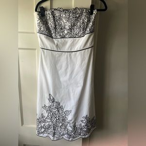 White House Black Market strapless dress